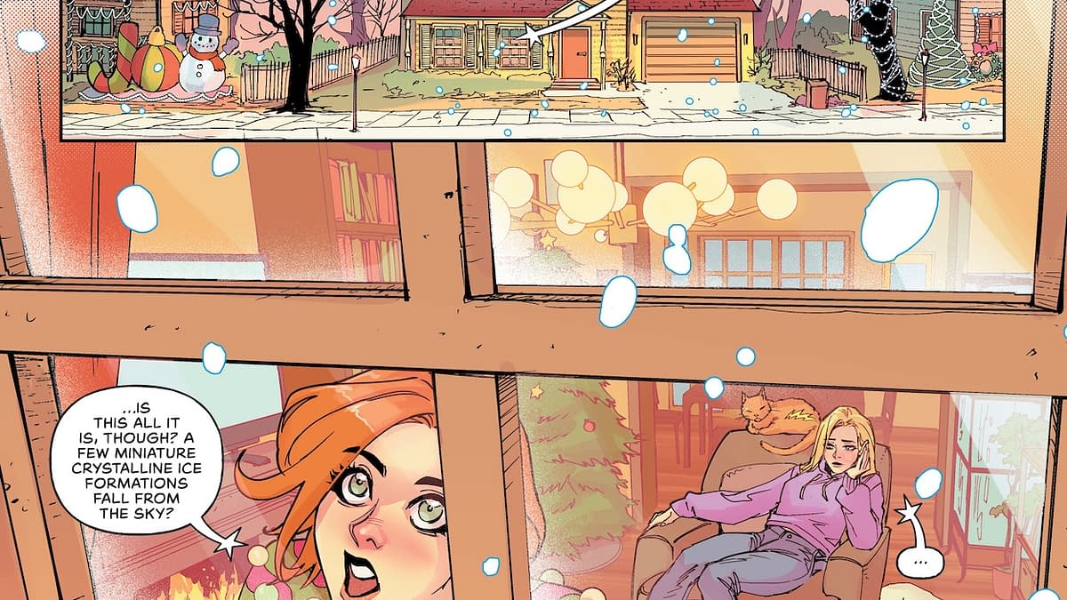 Interior preview page from Supergirl #8