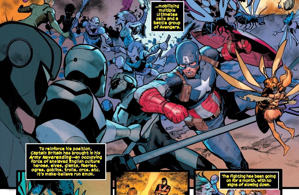 Interior preview page from ULTIMATES #19 DIKE RUAN COVER