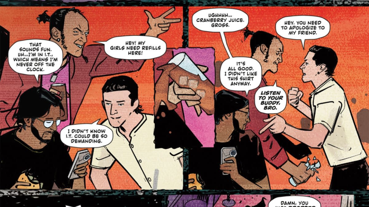 Interior preview page from THE GUY IN THE CHAIR #4 DEARBHLA KELLY COVER