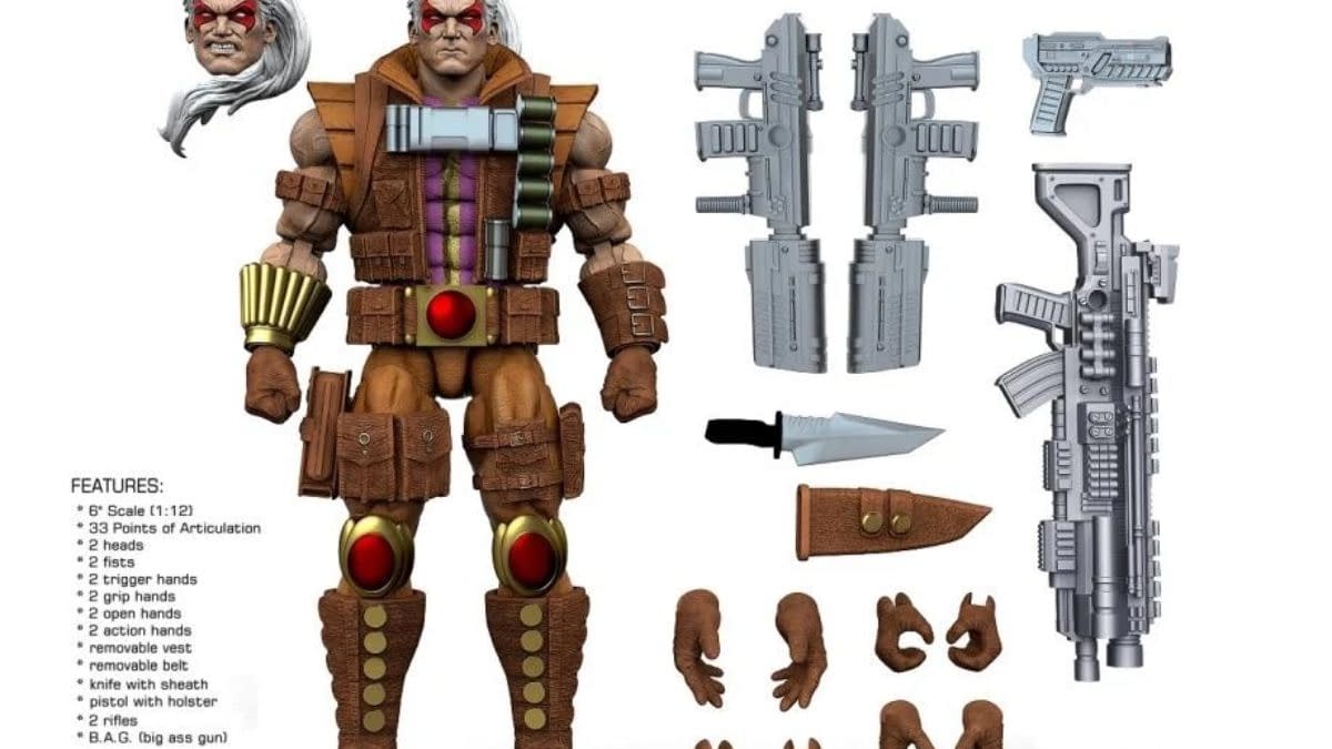 LooseCollector Unveils Rob Liefeld's Bloodstrike Cabbot Stone Figure