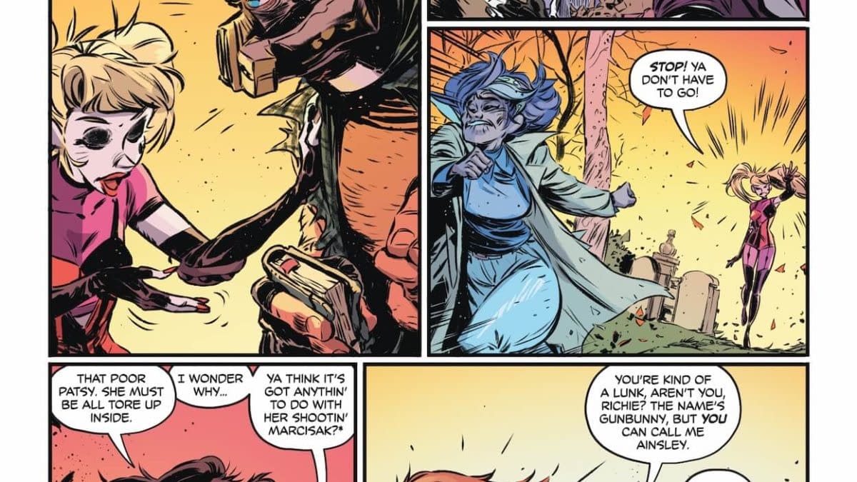 Interior preview page from Harley Quinn #58