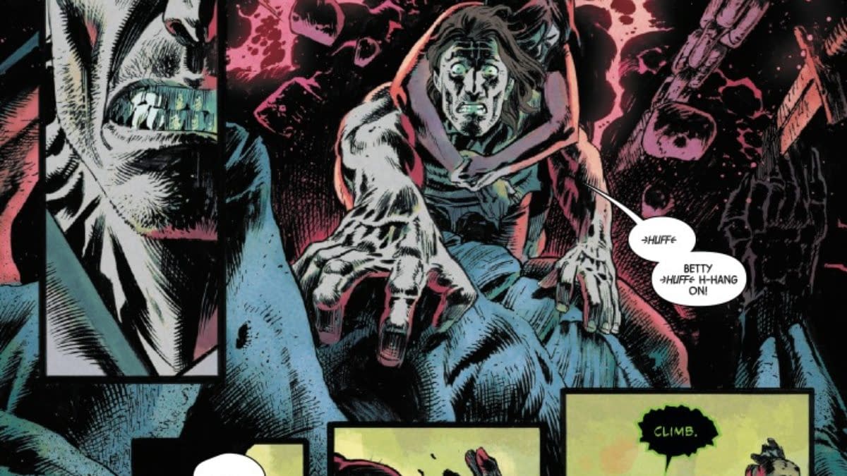 Interior preview page from THE INFERNAL HULK #3 NIC KLEIN COVER