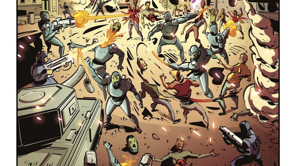 Interior preview page from War Wolf #3