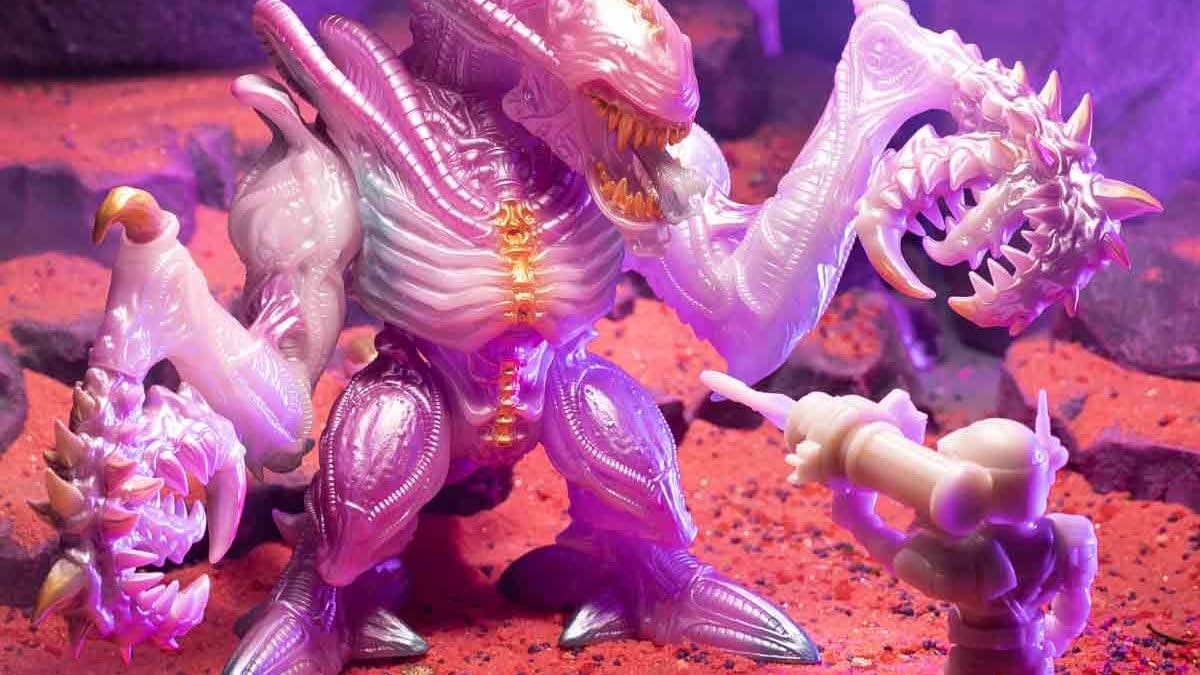 Mondo Debuts Limited Mantis Alien Soft Vinyl Cherry Blossom Figure