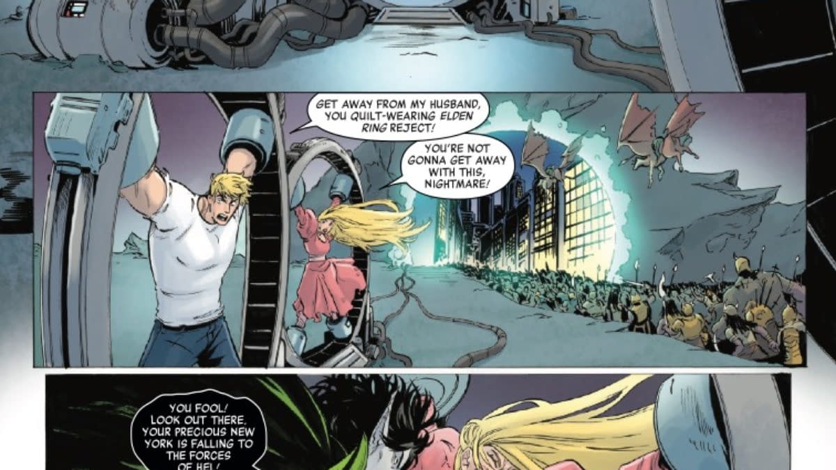 Interior preview page from STRANGE TALES #4 BAYLEIGH UNDERWOOD COVER