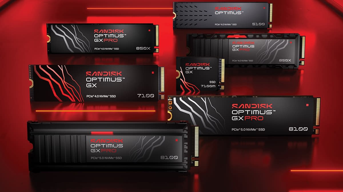 Sandisk Unveils New Optimus SSD Product Line During CES 2026