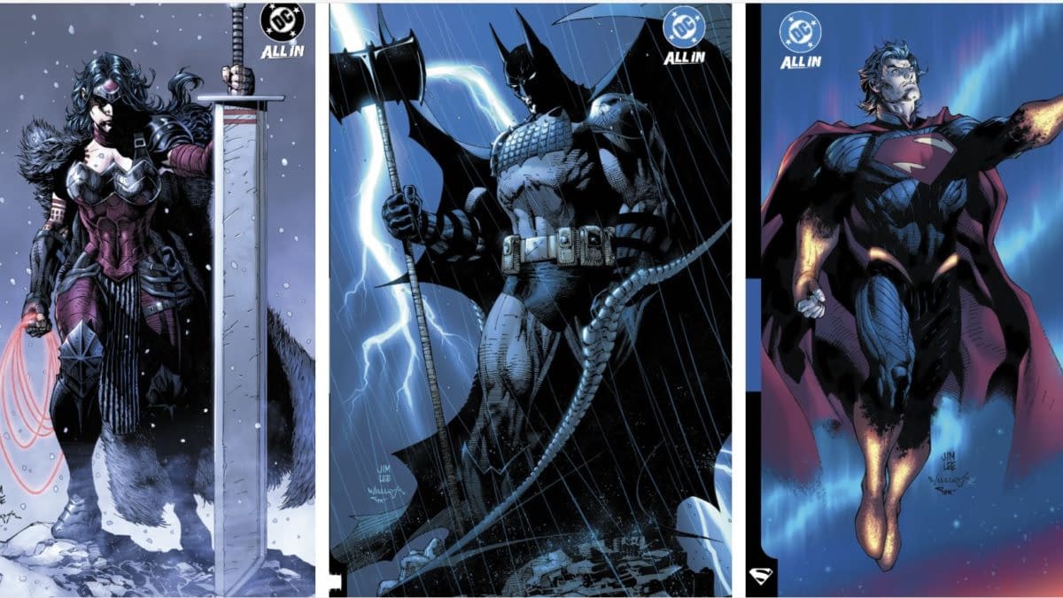 SCOOP: Jim Lee's Absolute Batman, Superman & Wonder Woman Dustjackets