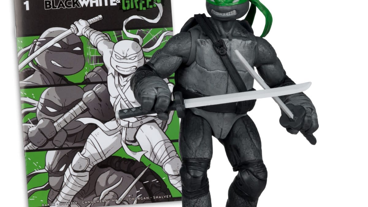 Leonardo TMNT: Black, White & Green Figure Revealed by McFarlane