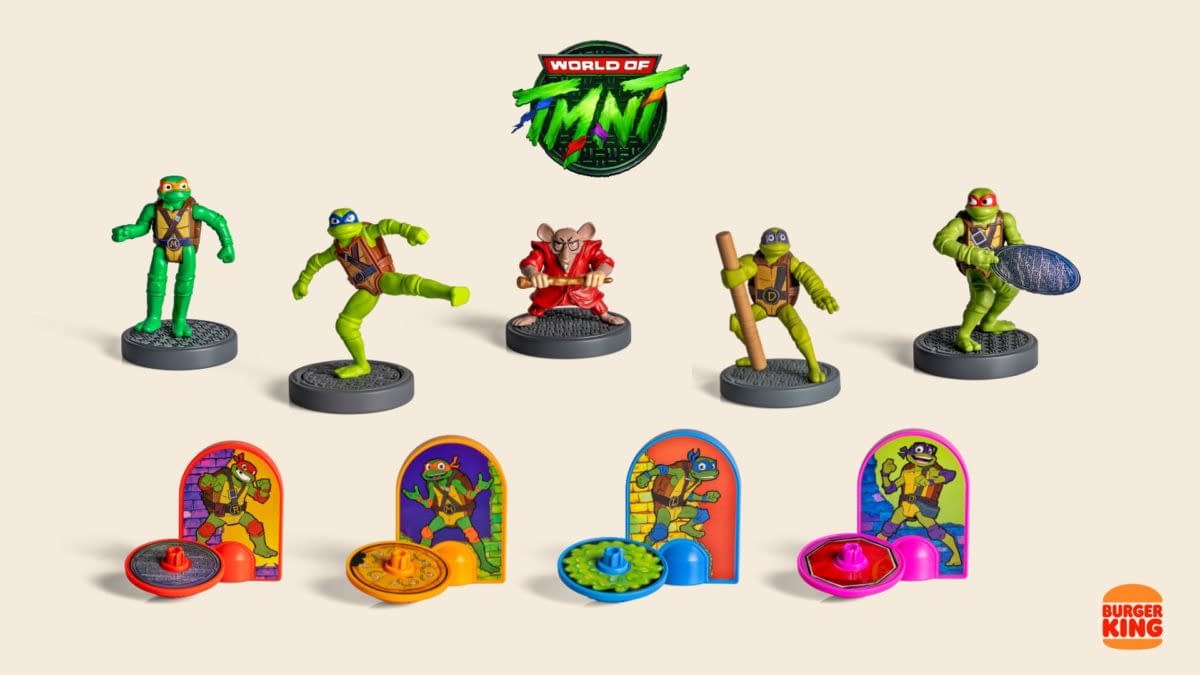 The Teenage Mutant Ninja Turtles Arrive with Burger King’s Kids Meal