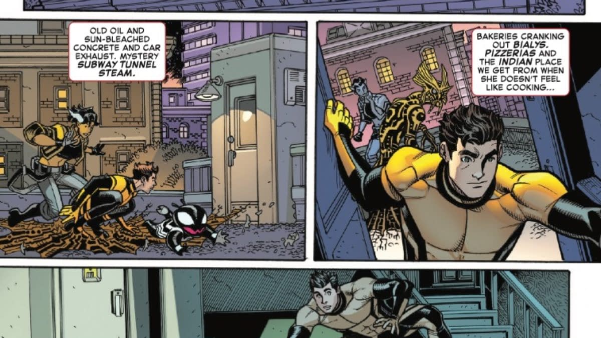 Interior preview page from AMAZING SPIDER-MAN #22 MARK BAGLEY COVER