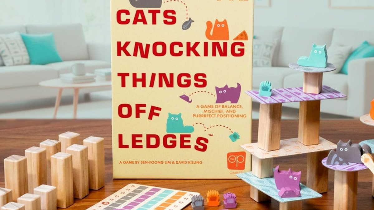 Cats Knocking Things Off Ledges Box