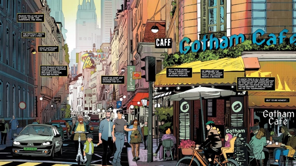 Interior preview page from DC KO: Knightfight #4