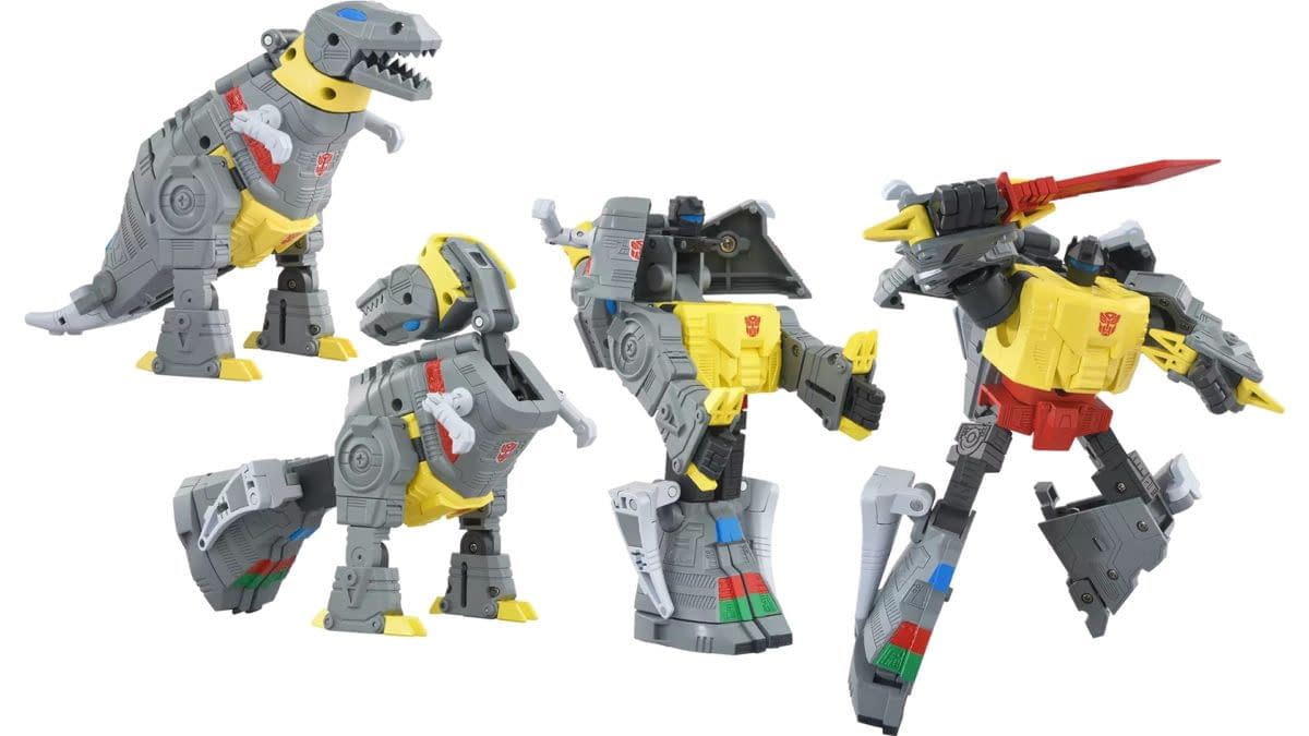 Transformers Takara Tomy Missing Link Grimlock (Anime Type) Debuts
