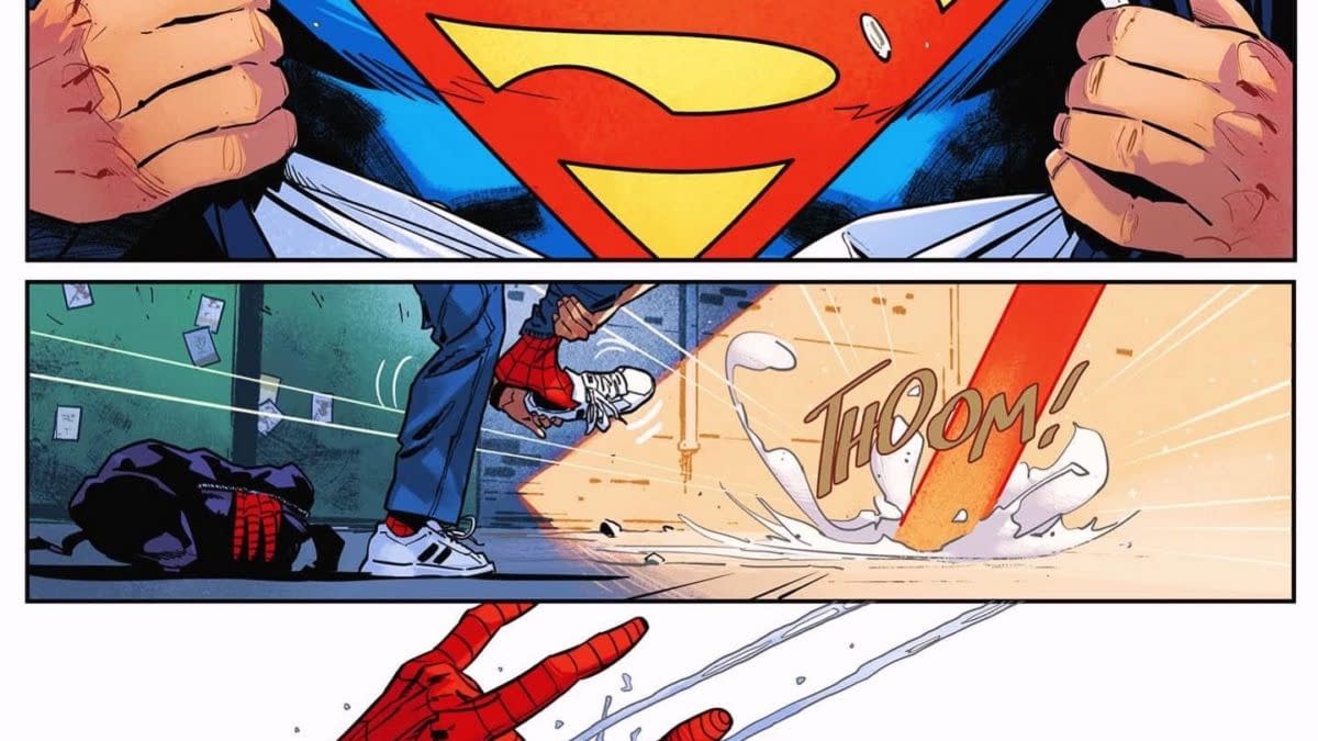 First Look At Jorge Jimenez's Superman/Spider-Man From DC Comics