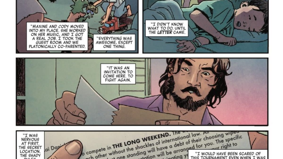 Interior preview page from PREDATOR: BLOODSHED #1 KEN LASHLEY COVER