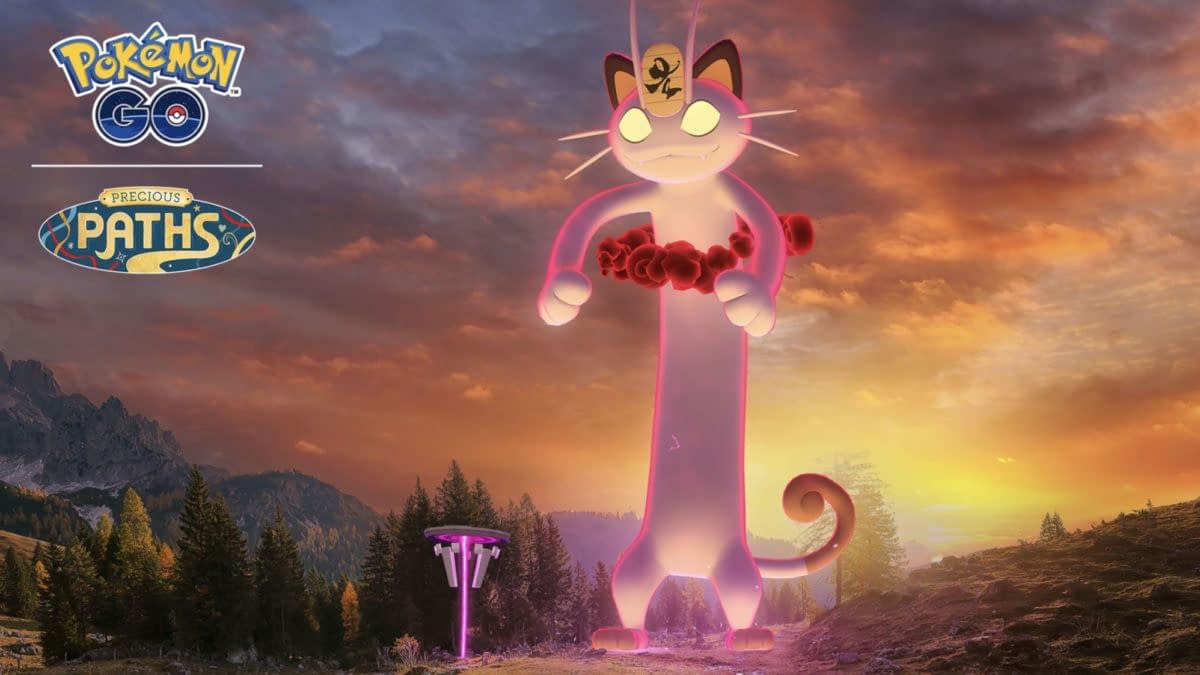 Gigantamax Meowth Stretches Out In Pokémon GO Event