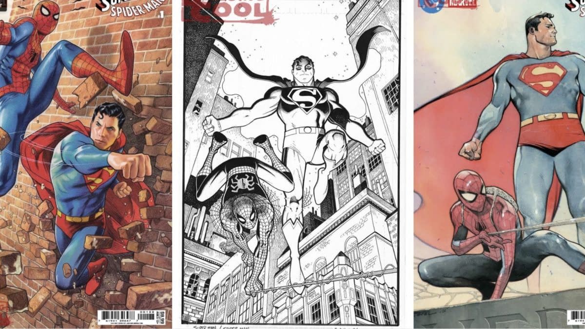 Superman/Spider-Man Covers: Art Adams, Olivier Coipel & Josh Middleton