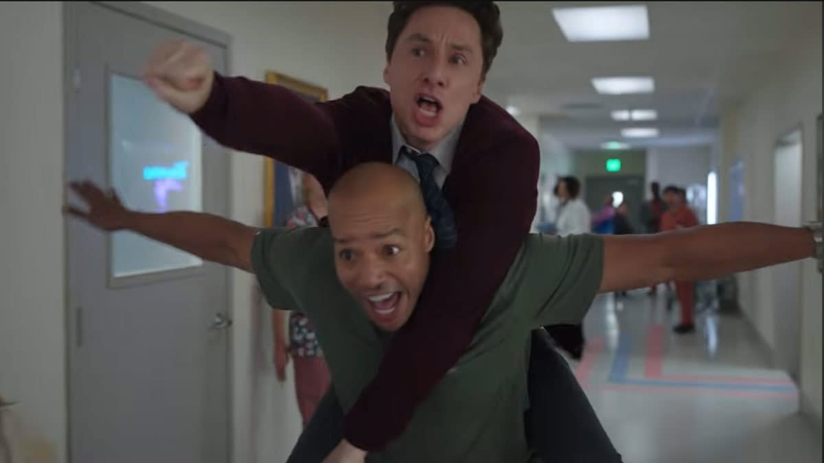 Scrubs: Zach Braff & Donald Faison Clear the Air on S10 Eagle Stunt