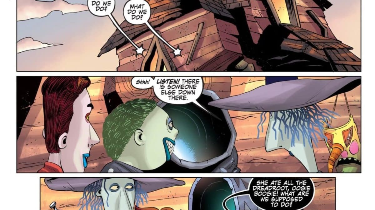 Interior preview page from Nightmare Before Christmas: The Shiver of Christmas Town #2