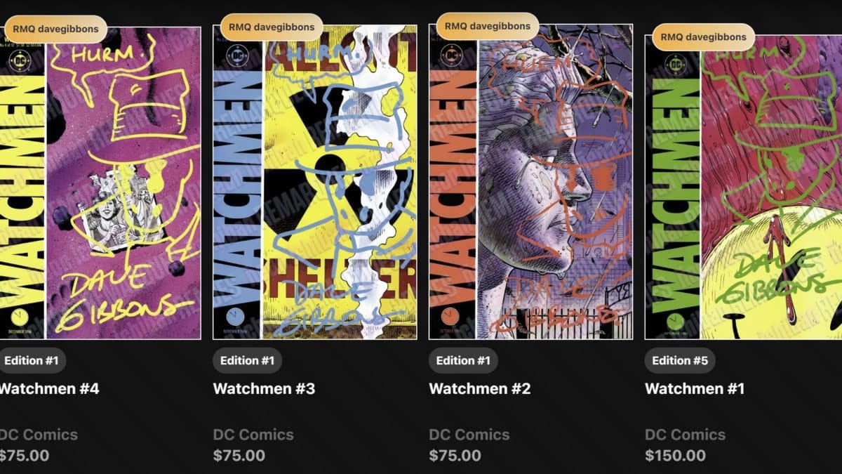 Dave Gibbons Watchmen Neon Ichiban