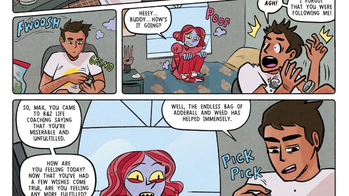 Interior preview page from TOUCHED BY A DEMON #3 KRISTEN GUDSNUK COVER