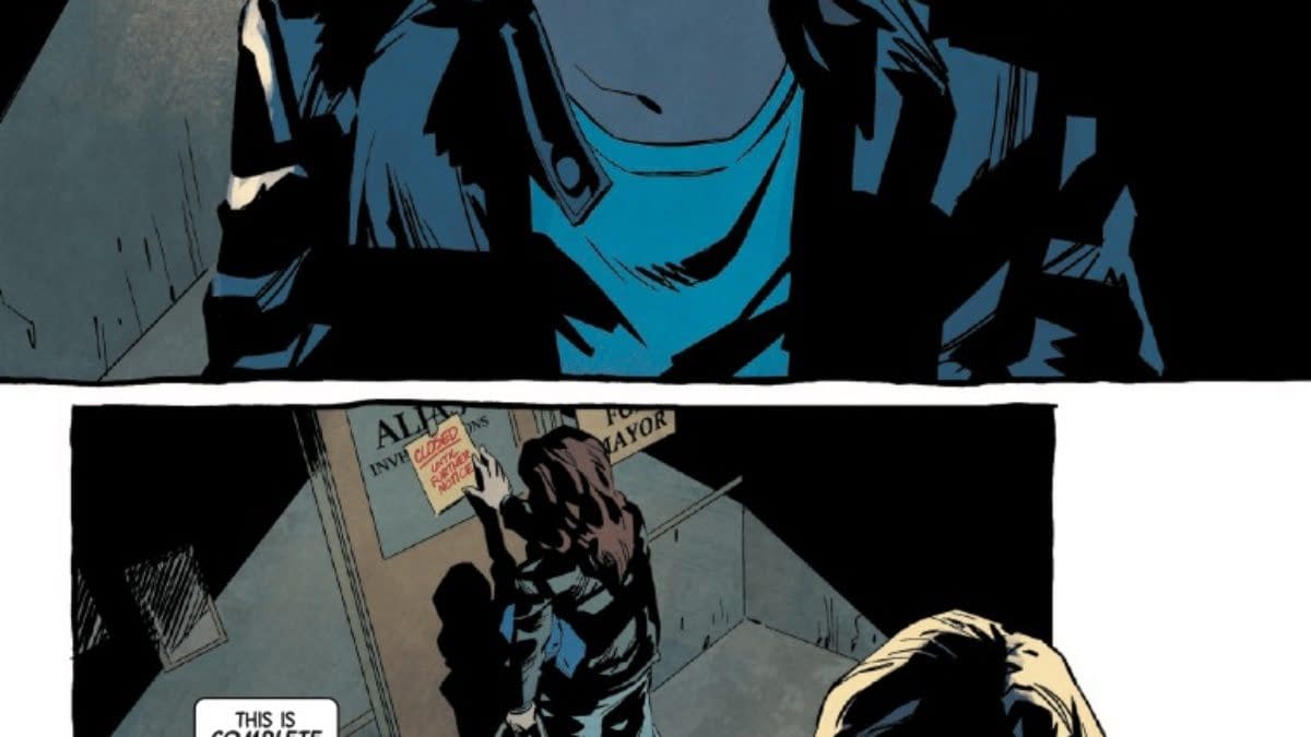 Interior preview page from ALIAS: RED BAND #1 DAVID MACK COVER