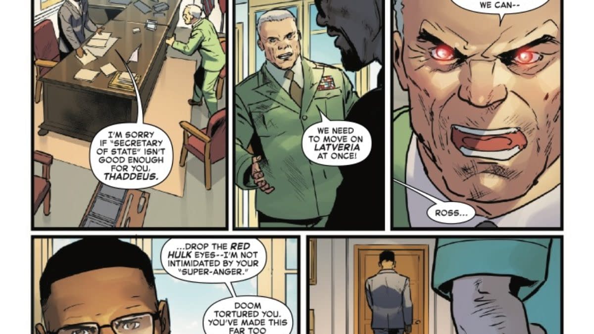 Interior preview page from CAPTAIN AMERICA #8 VALERIO SCHITI COVER