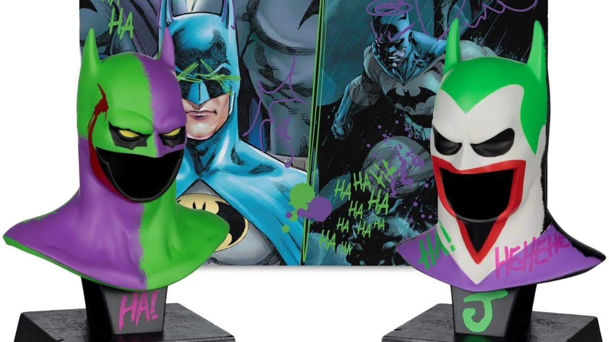 New Jokerized Batman Cowl 2-Pack Coming Soon from McFarlane