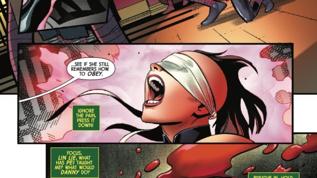 Interior preview page from DEADLY HANDS OF K'UN-LUN #2 LEINIL YU COVER