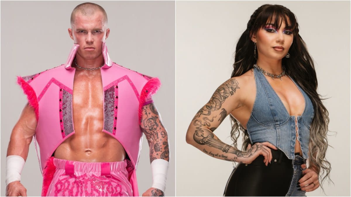 Kyle Fletcher Skye Blue AEW