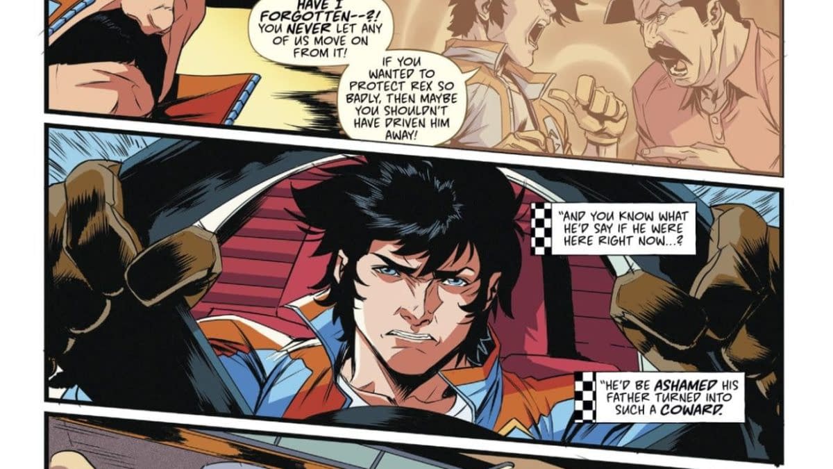 Interior preview page from Speed Racer #6