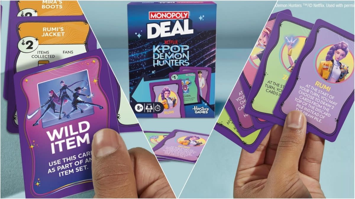 Hasbro Releases Monopoly Deal: Kpop Demon Hunters