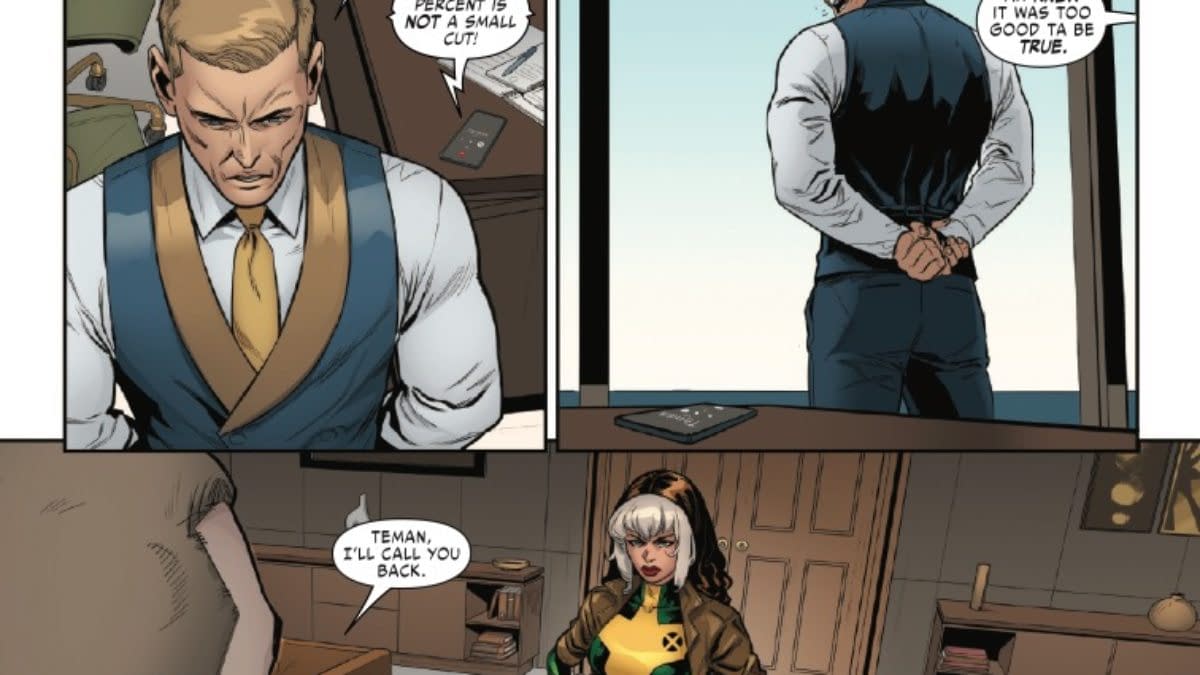 Interior preview page from ROGUE #3 DAVID NAKAYAMA COVER