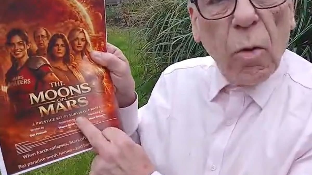 Daniel Peacock's Comic The Moons Of Mars Launches, Created With A.I.