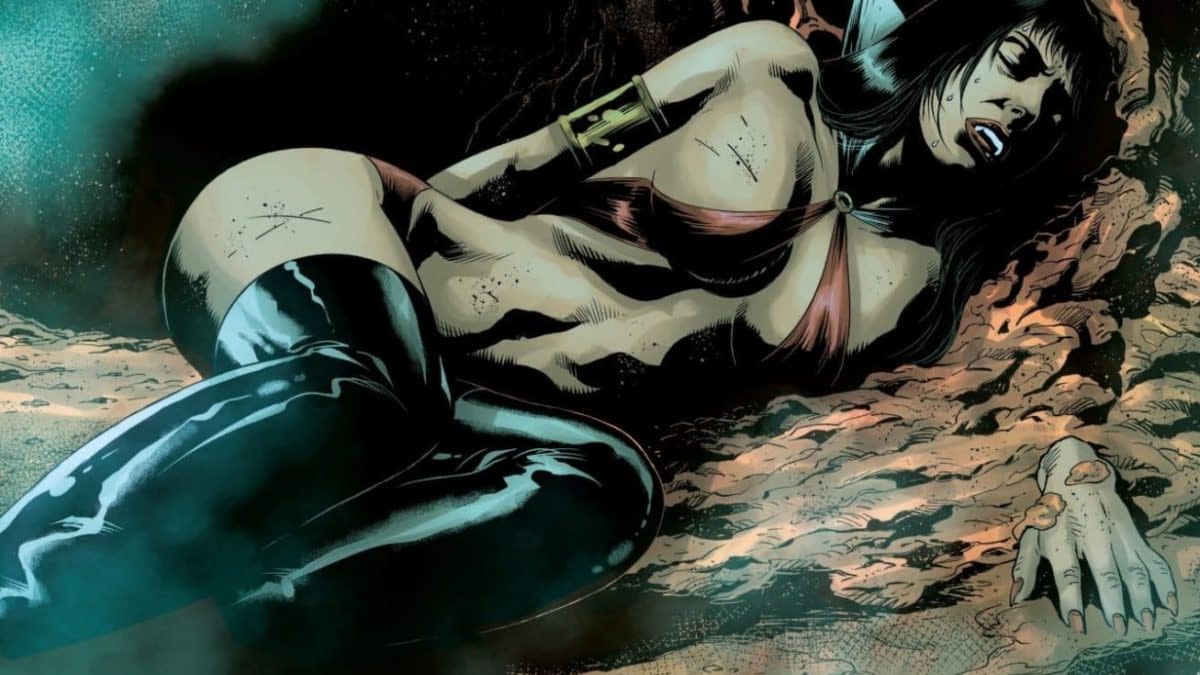 Interior preview page from Vampirella: Armageddon #9