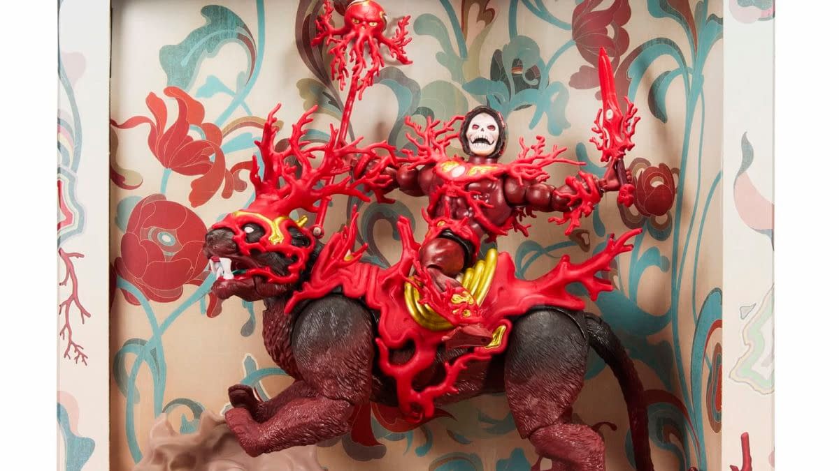 Mattel Debuts Exclusive James Jean Coral Skeletor and Panthor