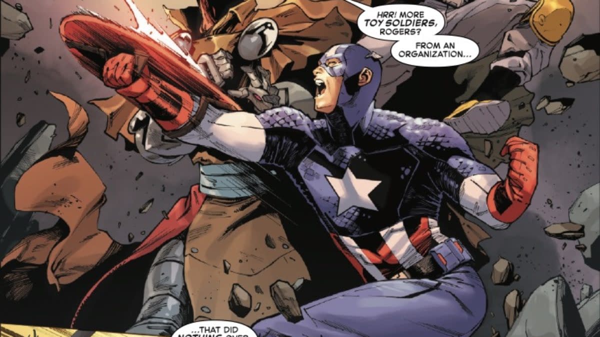 Interior preview page from CAPTAIN AMERICA #10 VALERIO SCHITI COVER