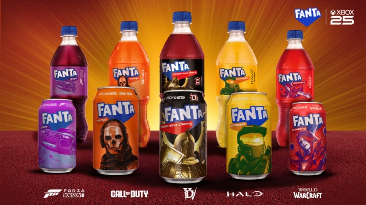 Fanta Celebrates Xbox's 25th Anniversary With Special Bottles & Cans