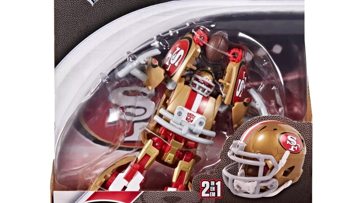 San Francisco 49ers Goldrush Joins Hasbro’s Transformers x NFL line