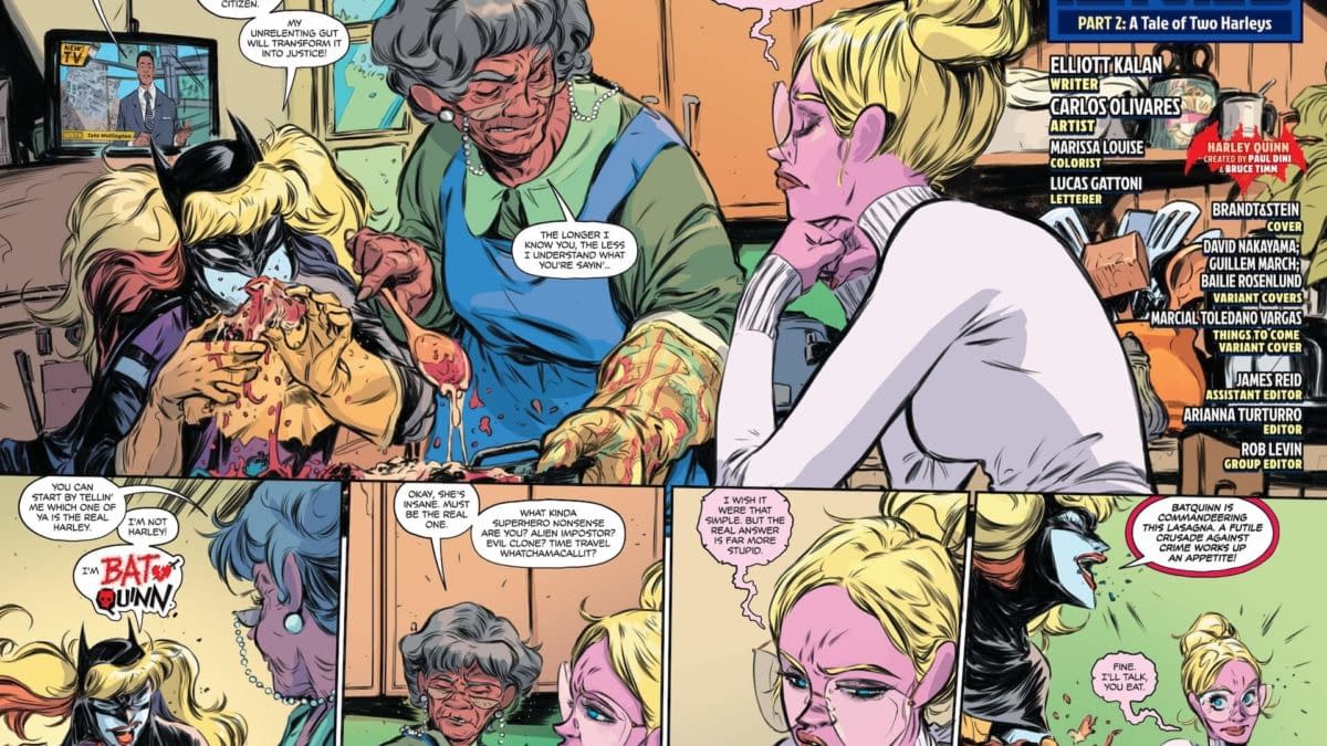 Interior preview page from Harley Quinn #61