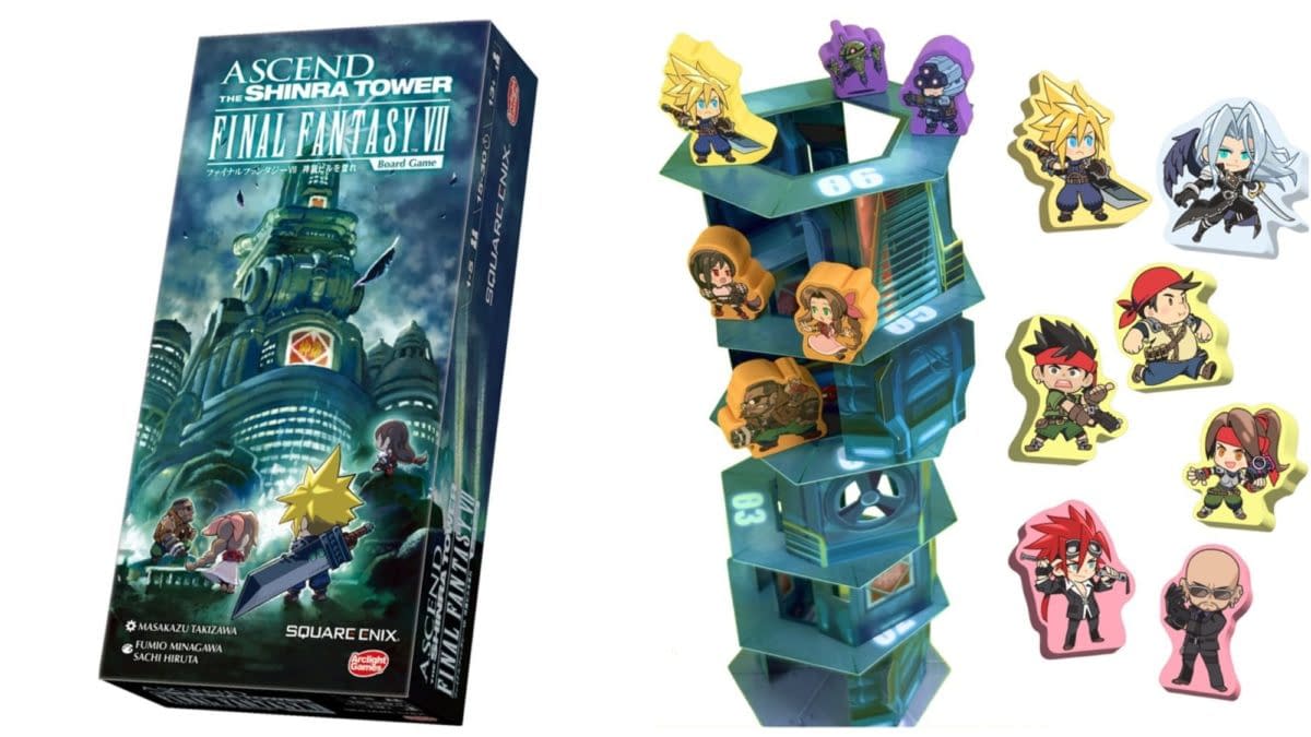 Final Fantasy VII Board Game "Ascend The Shinta Tower" Announced