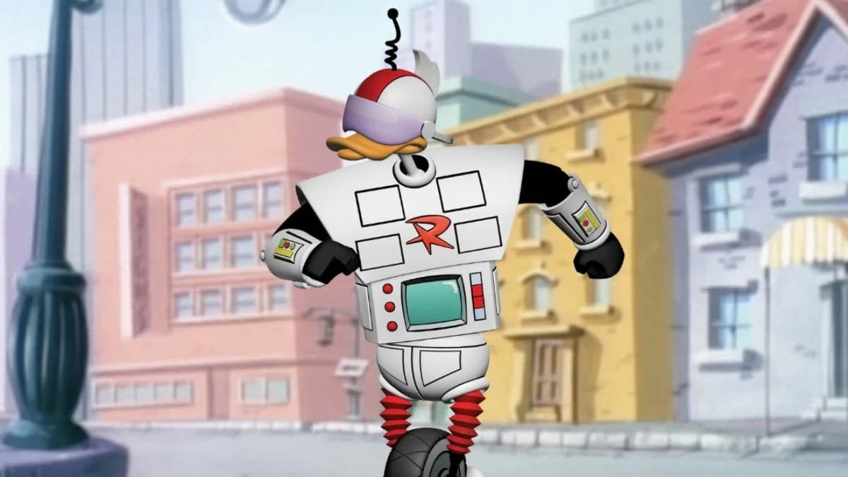 Ultimate Gizmoduck Saves the Day with NECA’s New DuckTales Figure