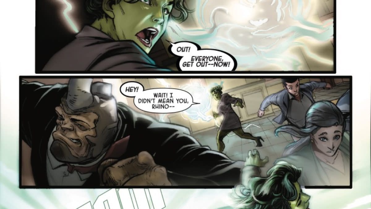 Interior preview page from PLANET SHE-HULK #6 AARON KUDER COVER