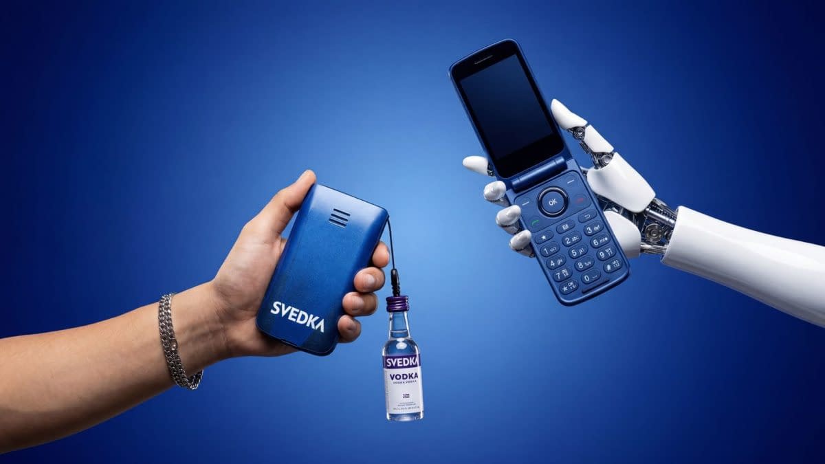 SVEDKA Reveals $5 Flip Phone That Comes With Vodka