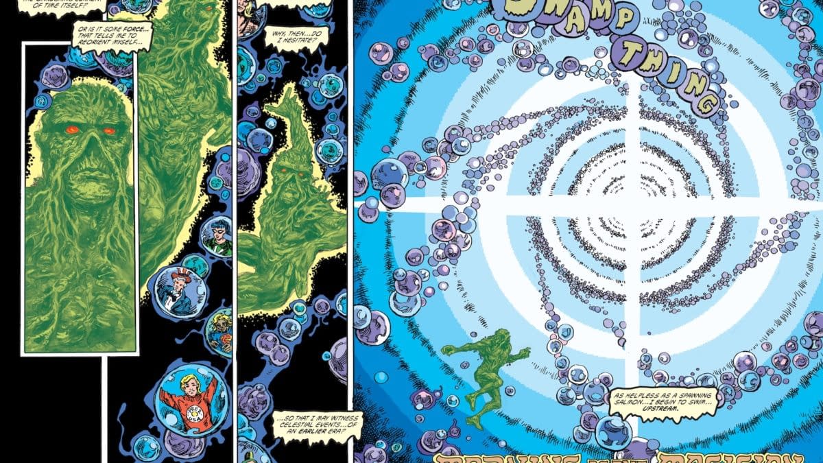 Interior preview page from Swamp Thing 1989 #1