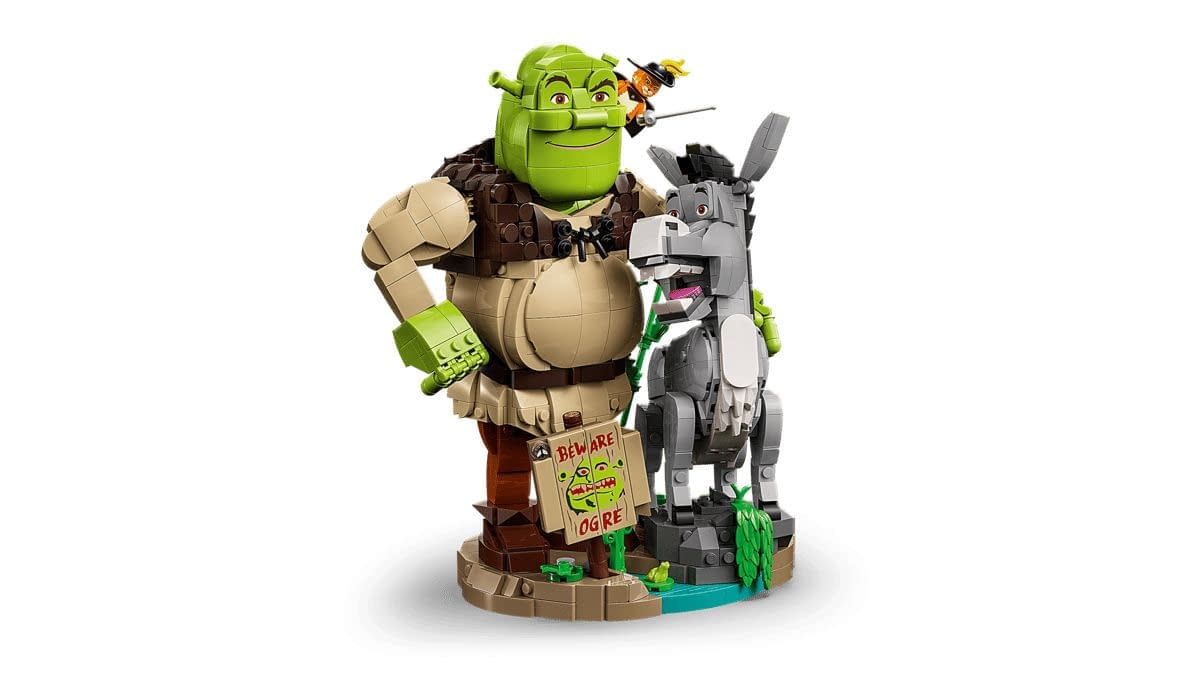 LEGO Steps Into The Swamp with Shrek, Donkey & Puss in Boots