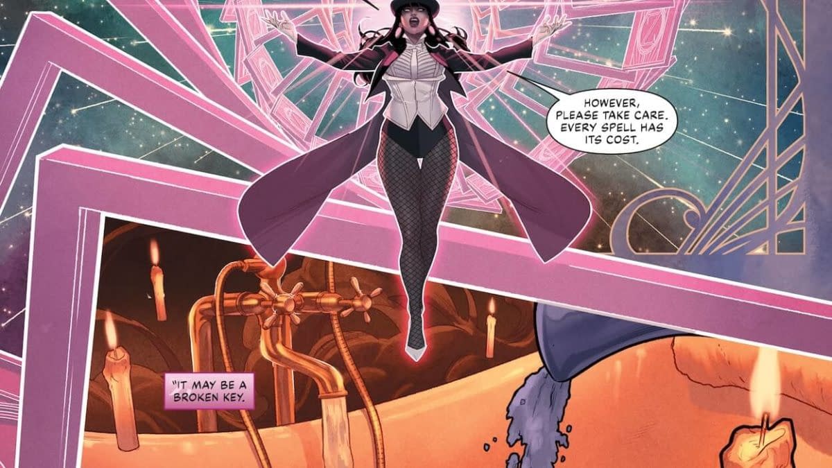 Interior preview page from Zatanna #2