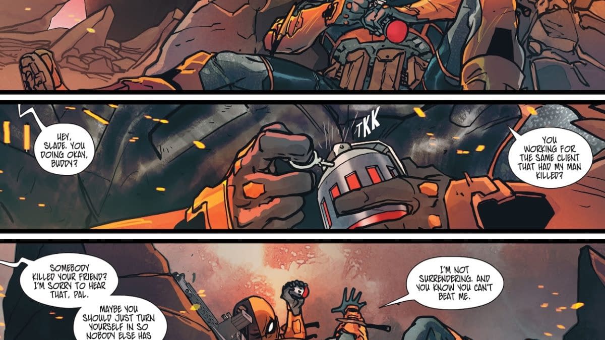 Interior preview page from Deathstroke: The Terminator #3