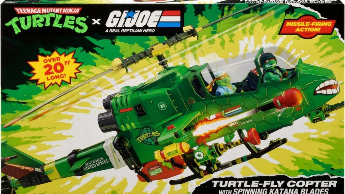 Take Flight with Playmates New TMNT x G.I. Joe Turtle-Fly Copter