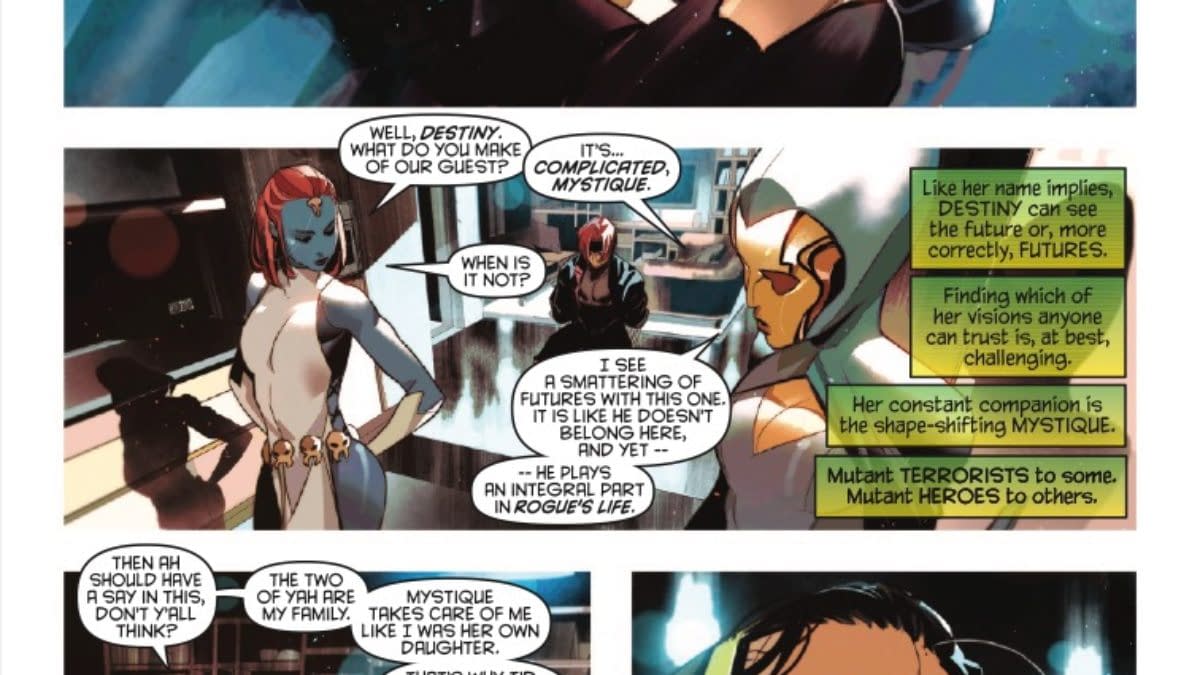 Interior preview page from X-MEN OF APOCALYPSE #4 SIMONE DI MEO COVER